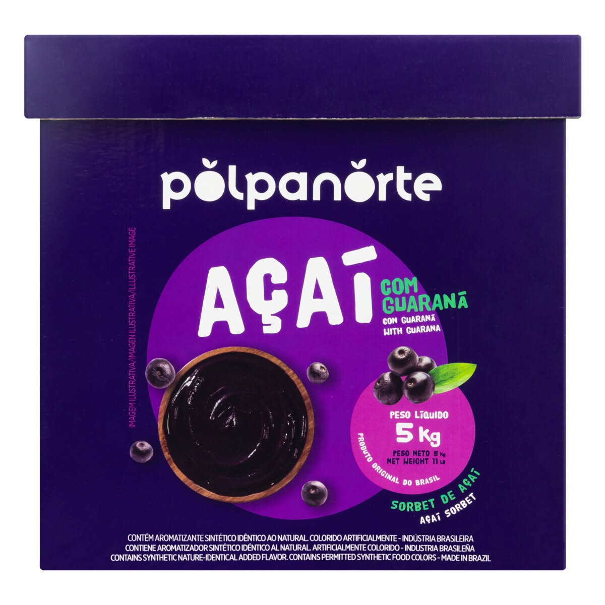 Produto congelado embalado distribuido pela SCPL